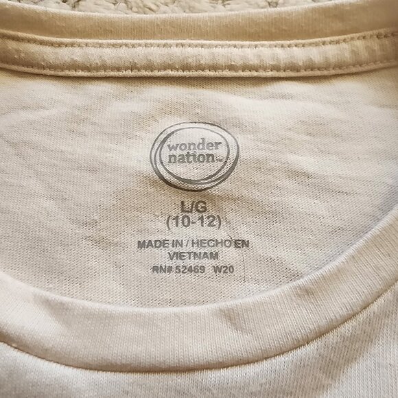 ❄️ Wonder Nation Girls Sequin Snowflake Long Sleeve Top – Size LG (10–12) - Picture 5 of 13